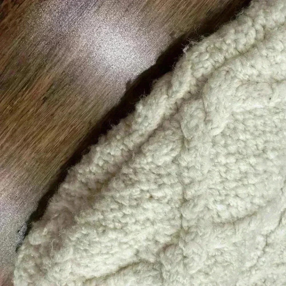 FRAME Patchwork Cable Knit Wool Sweater - Size S/P - image 8